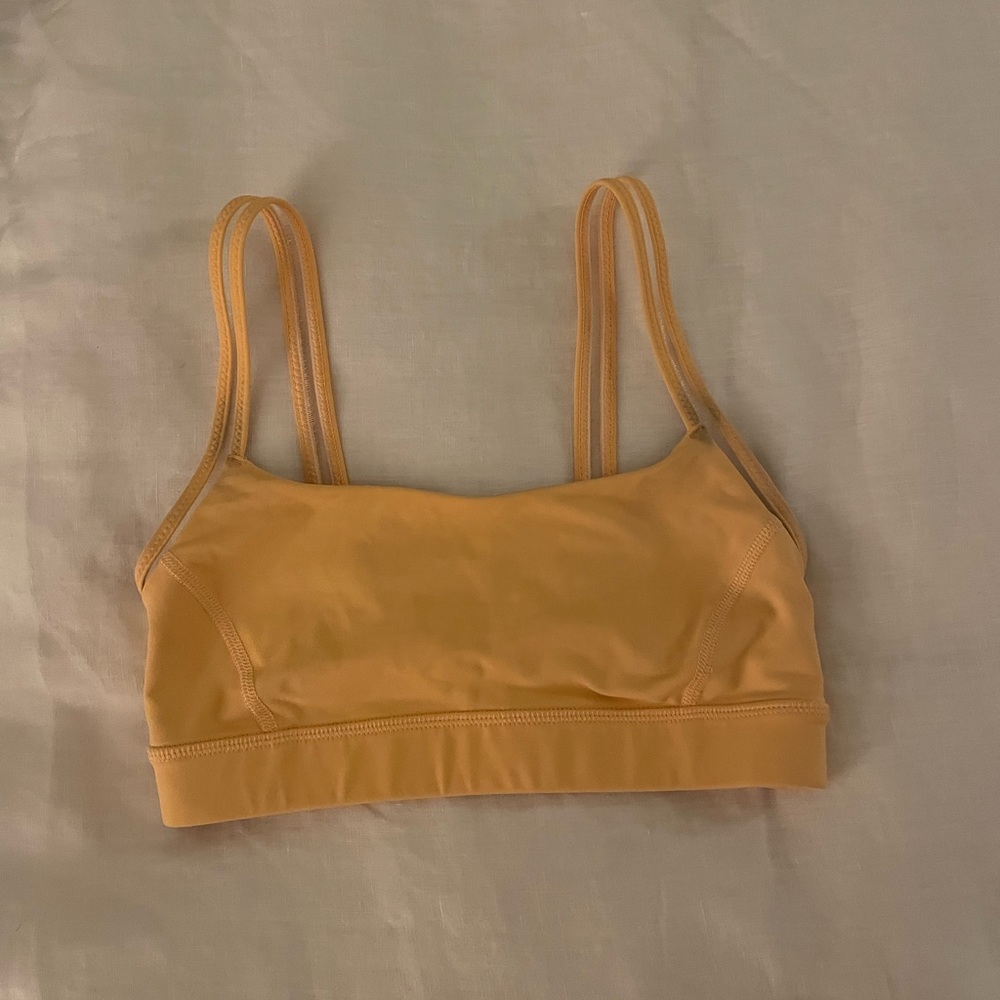Orange lululemon Sports Bra Size 2